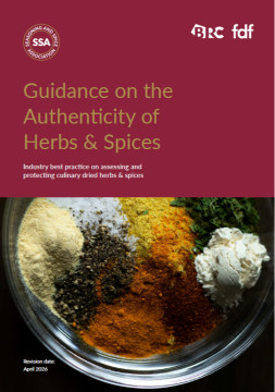 Guidance on the Authenticity of Herbs and Spices